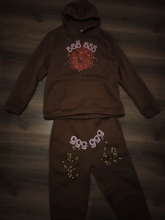 Hanorac sp5der/spider maro/brown web