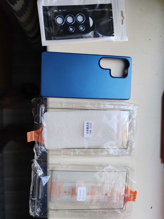 Чехол, стекло и защита на камеру для Samsung S25 Ultra