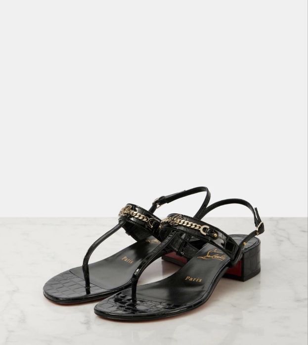 Sandale Christian Louboutin MJ Thong Croc