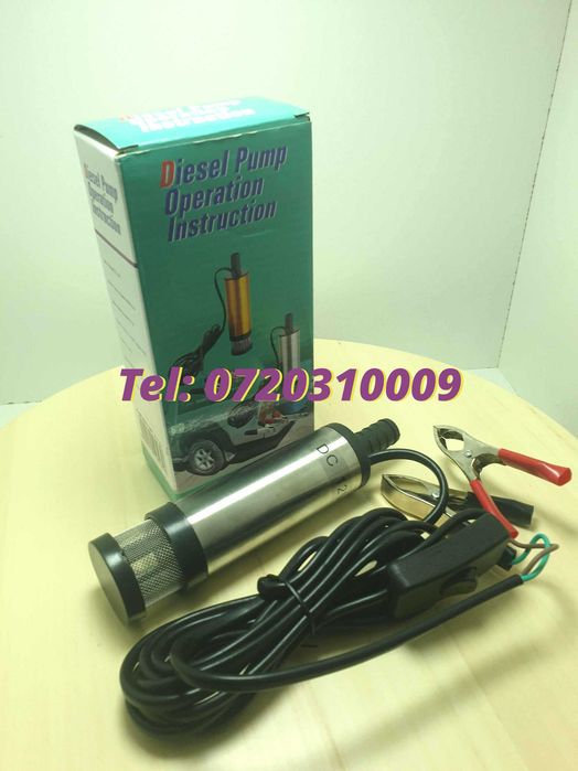 Unitate Transfer Orice Lichid 12V Submersibila Pentru Transfer Motorina Lichide 12V Pentru Transfer Combustibil Si Motorina Alimentare 12V Auto