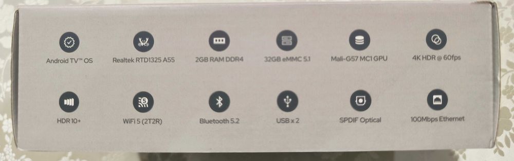 RockTek GT1 Android TvBox, новый