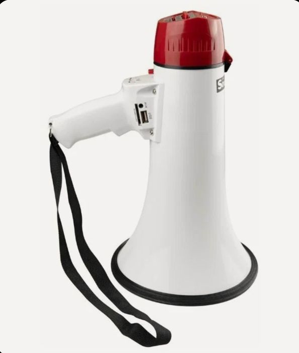 Мегафон, Рупор с микрофоном, Ovoz kuchaytiruvchi karnay