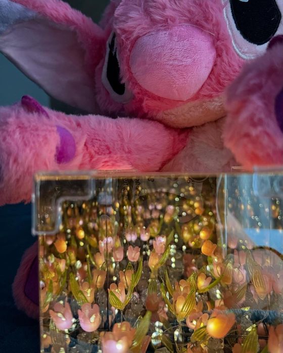 Лампа с лалета с възможност за персонално послание