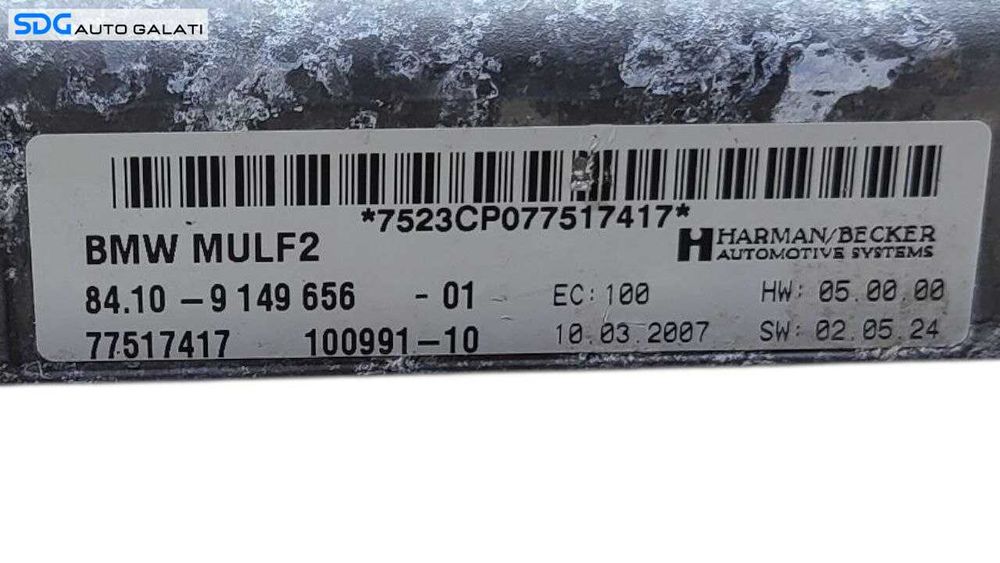 Unitate Modul Calculator Bluetooth BMW Seria 1 E81 E87 2004 - 2011 Cod 8410-9149656-01 100991-10 [L7944]