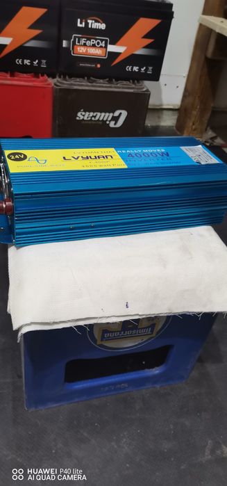 Invertor 24v 4000w  Putere maxima: 4000W
Putere continua: 2600W
Inp