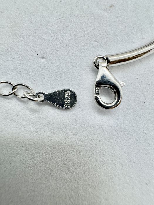 Сребърна гривна с мойсанит (Диамант) 1 карат