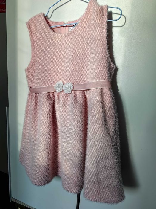 Set rochiță și palton pentru 5 6 ani