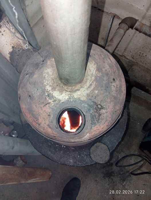 Печь на отработанном масле