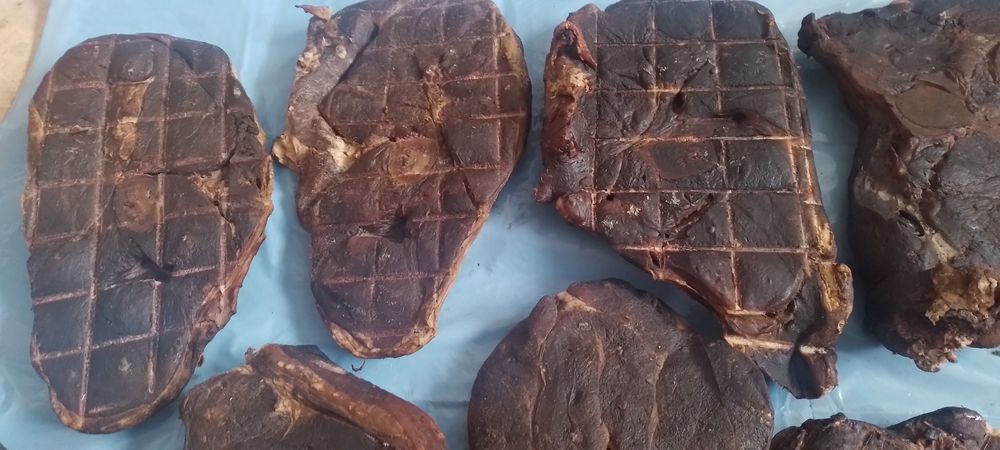 Копчёная конина.