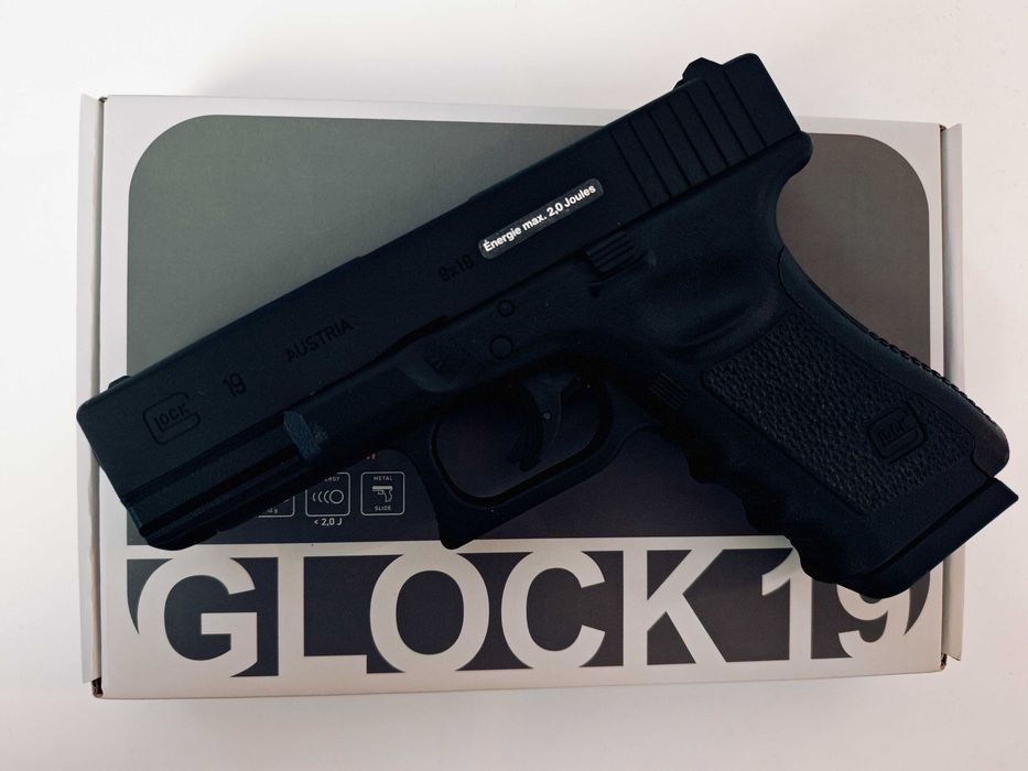 Airsoft GLOCK 17/19 CO2 МЕТАЛНА РАМА Еърсофт пистолет Глок