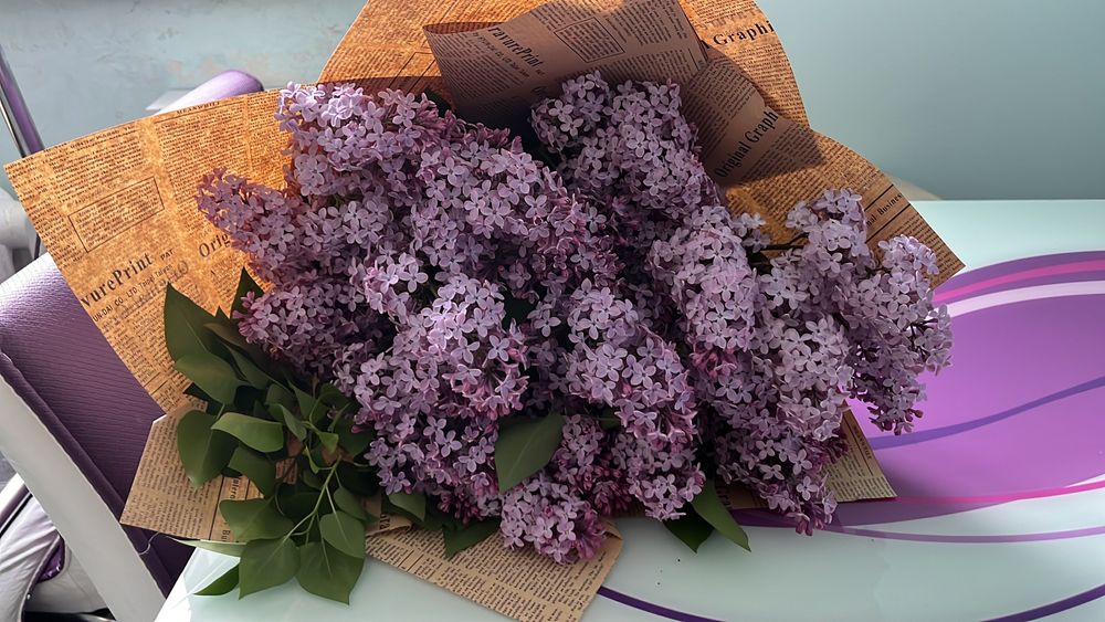 Букет сирень свежие
