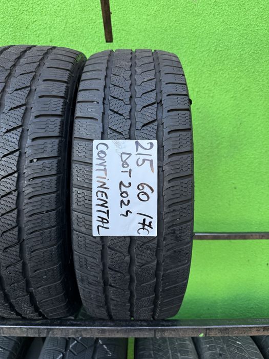 4x 215/60/17 CONTINENTAL VanContactWinter DOT 2024 Profil 7mm