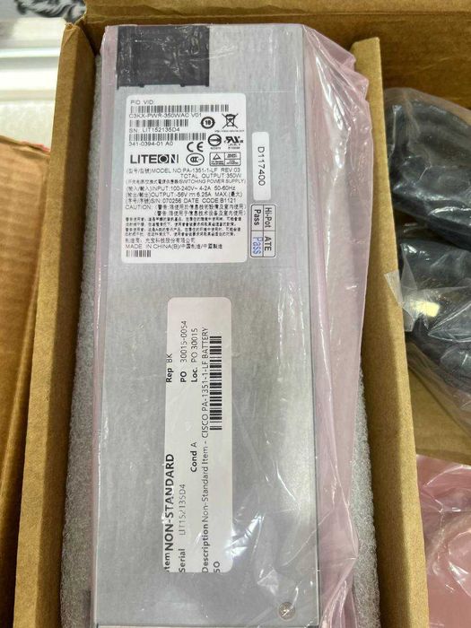 NEW!! Коммутатор Cisco Catalyst WS-C3750X-48T-S Управляемый L3