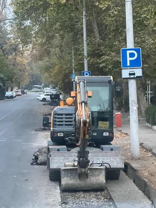 Услуги аренда экскаватора. Мини экскаватор хизмати.