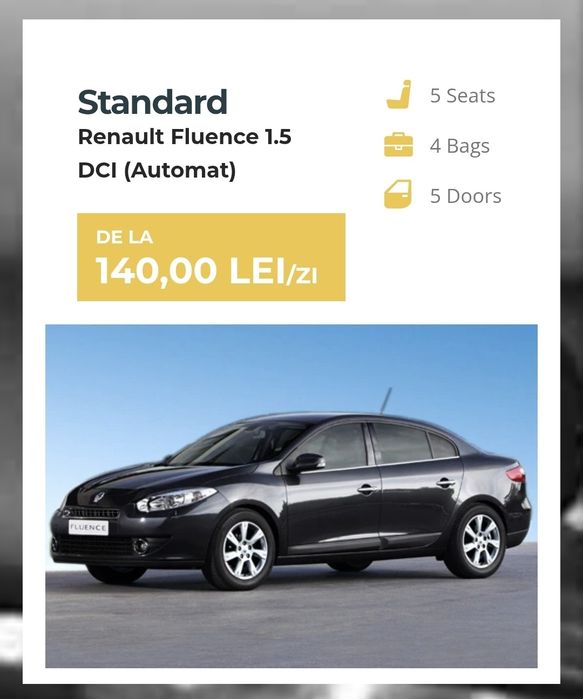 Închirieri auto - Rent a Car Baia Mare  - Mașini de închiriat