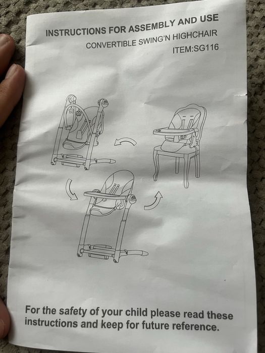 Многофункциональный детский стульчик (Maribel)