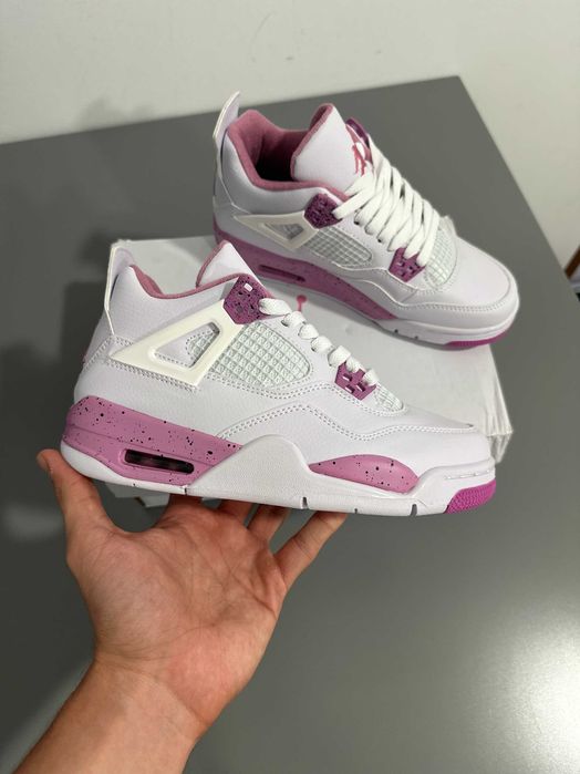 Air Jordan 4 Retro White Pink, marimea 37.5