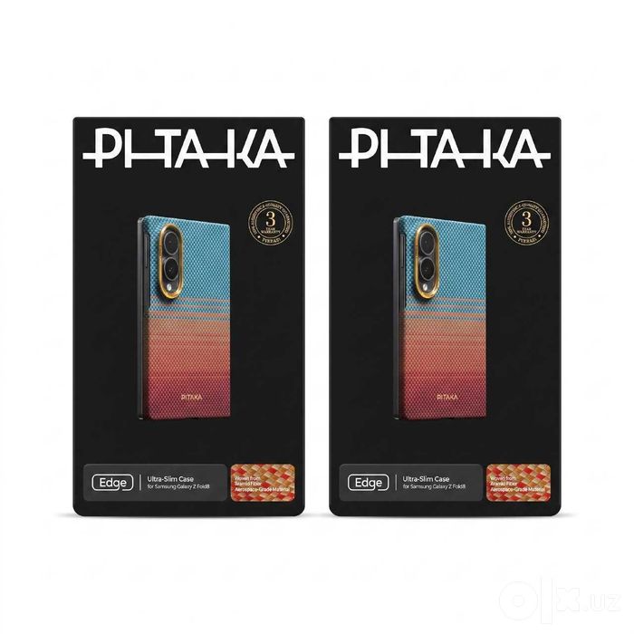 PITAKA Samsung Z Fold 8 Wide and Ultra Tactile Woven Aramid Fiber Case