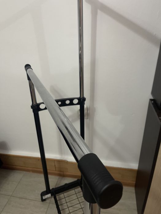 Stender haine dublu/suport de umerase reglabil