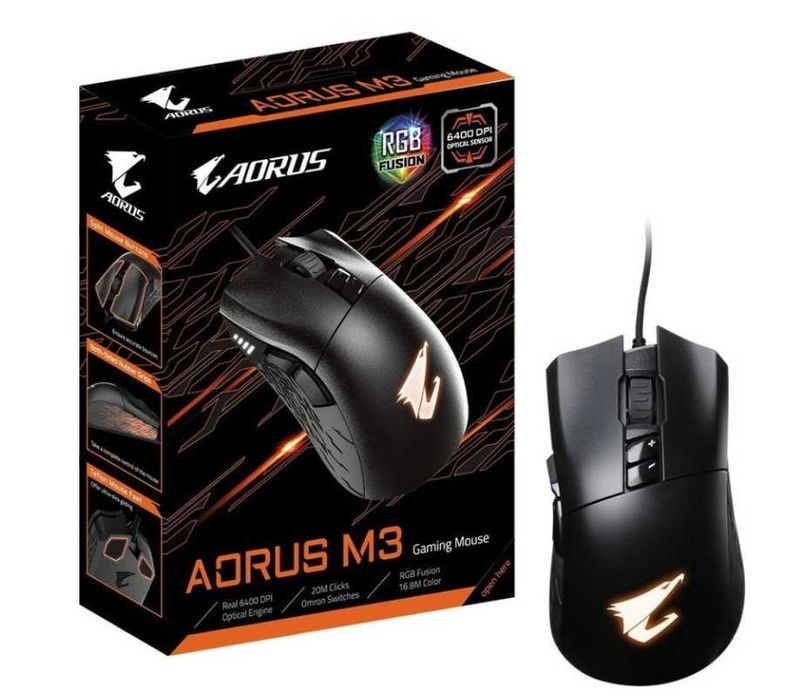 Mouse Gaming Gigabyte, nou, sigilat - OMRON Switches