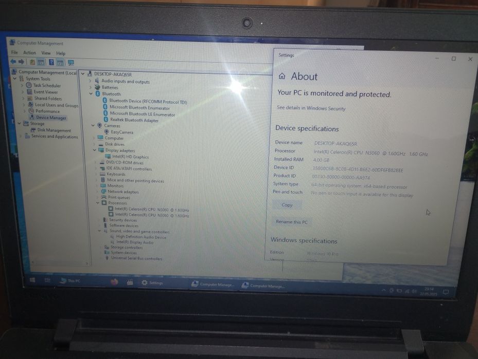 pt.tester/diagnoza auto, Lenovo Ideapad , baterie ok, Intel, 500 gb