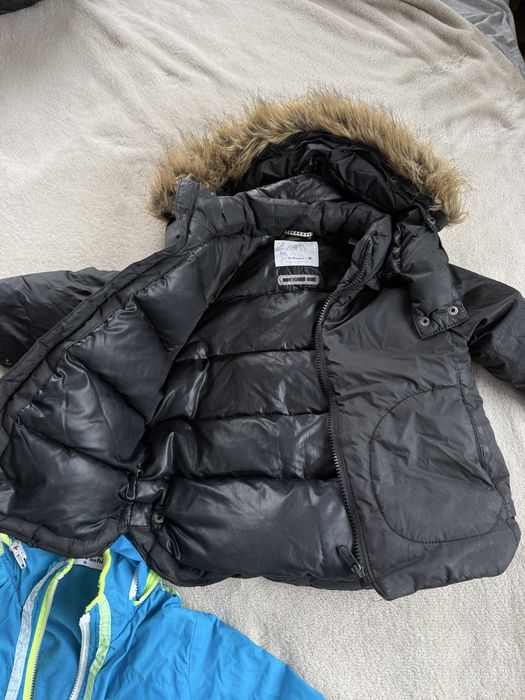 Зимни якета за момче 2-3г 86-82см зара с пух и др