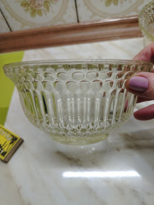 Стеклянные салатники советские