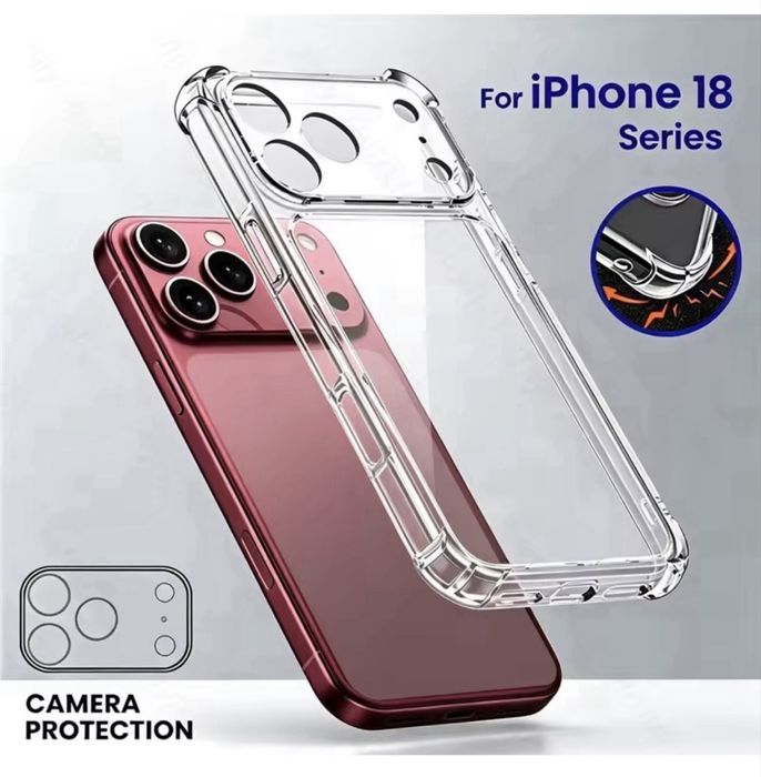 Iphone 11/12/13/14/15/16/17/18 PRO MAX AIR PLUS Husa Silc Bumper Anti Soc