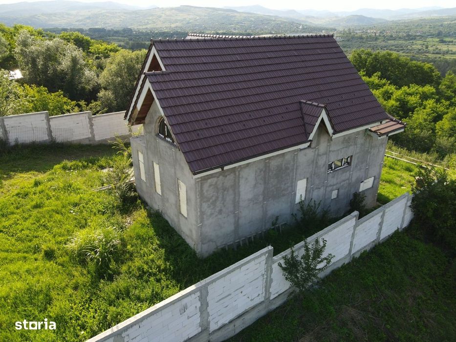 Vând casă în construcție, 303 mp construiți, Măgura D+P+M, jud. Buzău