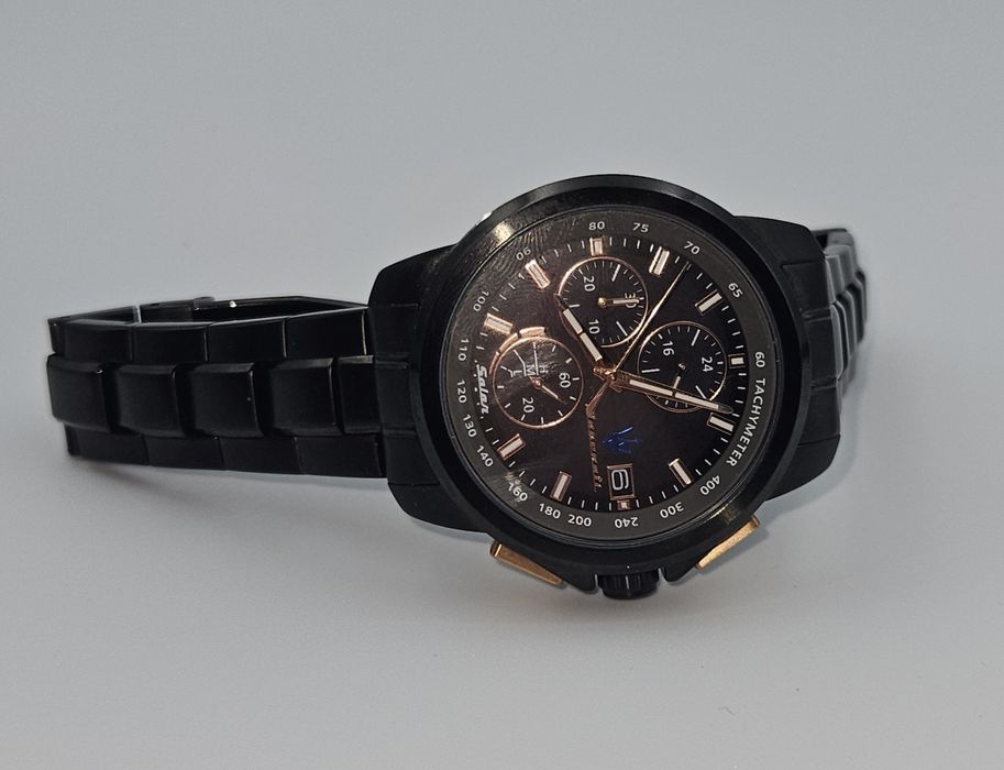 Amanet F28: Ceas Maserati Successo Solar Black (N)