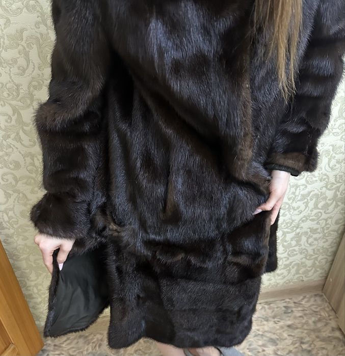 Женская шуба норка