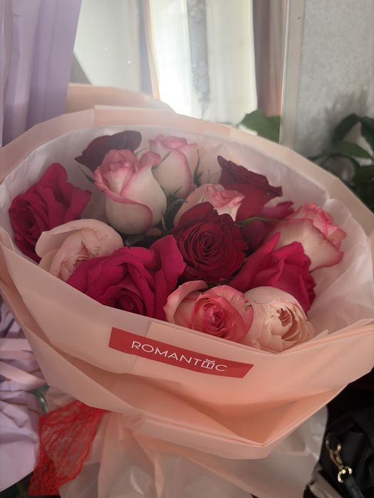 Букет цветов 15 шт розы