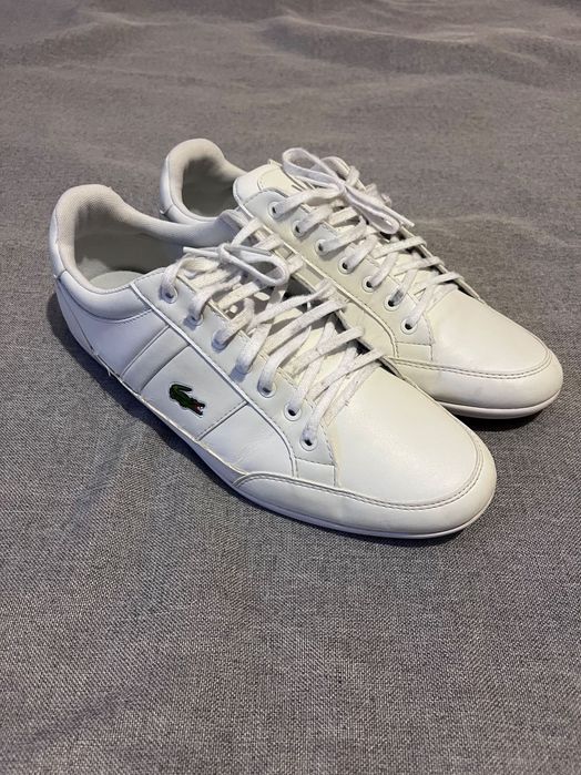 Бели маратонки Lacoste, размер 43 – Много добро състояние