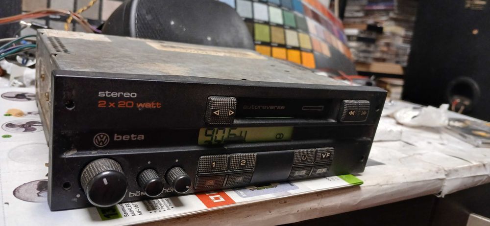 Ретро автокасетофон VW Beta