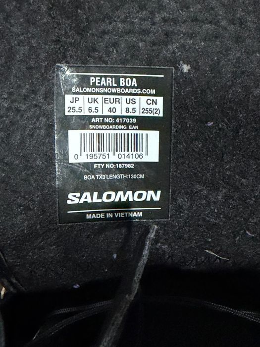 Boots Salomon Pear Woaman Snowbord