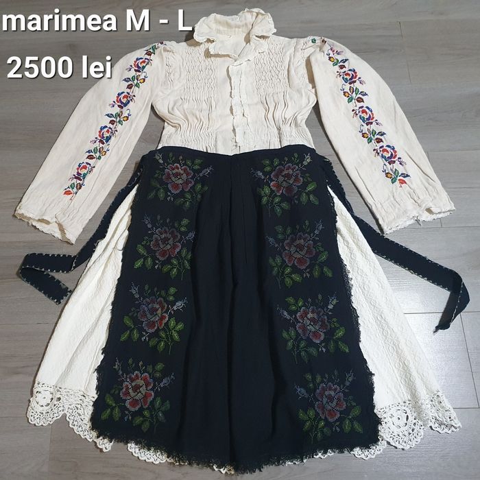 Costume populare vechi, autentic  - mărimea M-L