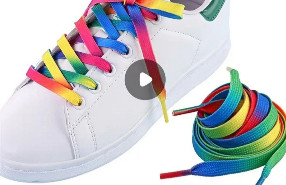 Различни цветове еластични връзки за обувки