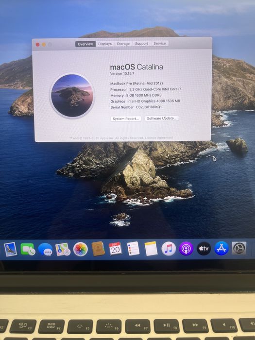 MacBook Pro Retina 15 inch i7