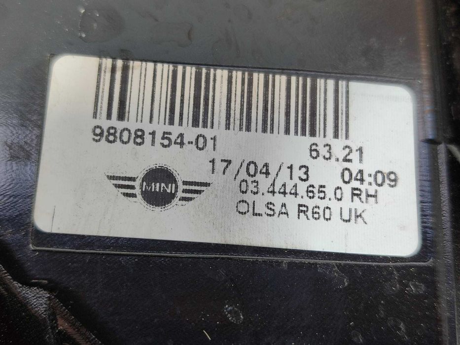Stop aripa spate dreapta SUV Mini Countryman R60 2010-2016 2.0 Diesel 105kW OEM 980815401 (5G3)