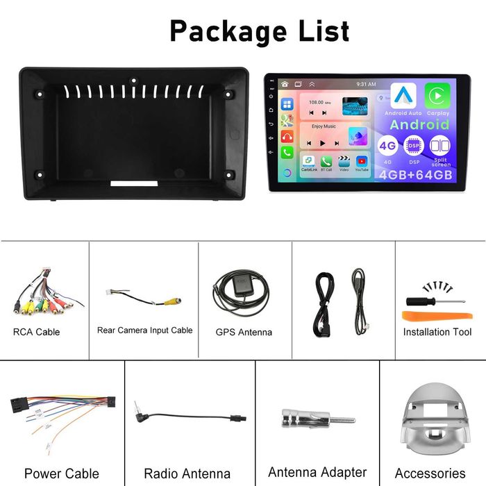 Мултимедия за Peugeot 206 Citroen C2 Android навигация плеър Андроид