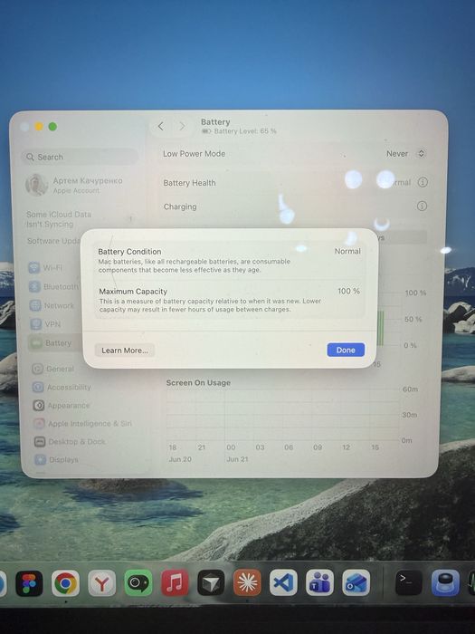 Macbook Air 15,3 M4 16/256