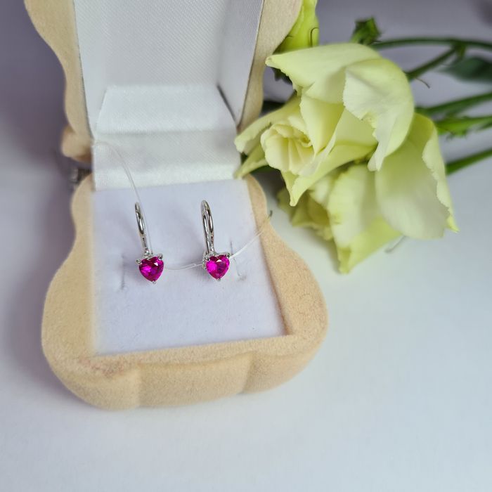 Серебряные сережки детские