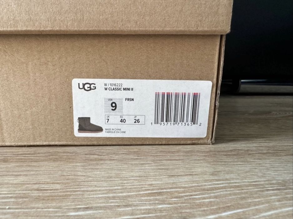 Ugg classic mini, verde, mărimea 40