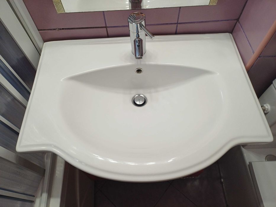 Chiuveta cu masca baie,60cm