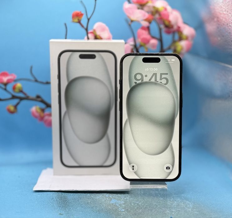 ГАРАНЦИОНЕН!!! Apple iPhone 15, 128GB, 5G, Black