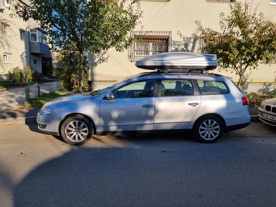Inchiriez Thule bare + cutie, suporti ski Passat B8 B9, Superb 3 4,BMW