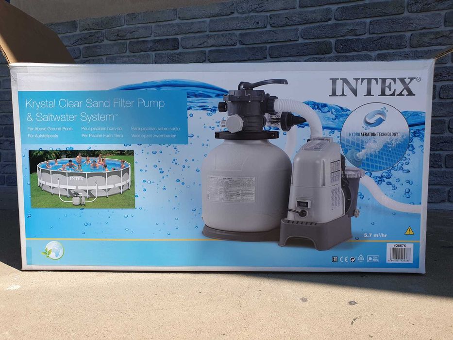 Filtru de nisip KRYSTAL CLEAR cu debit apa 5700 l/ora + solinator