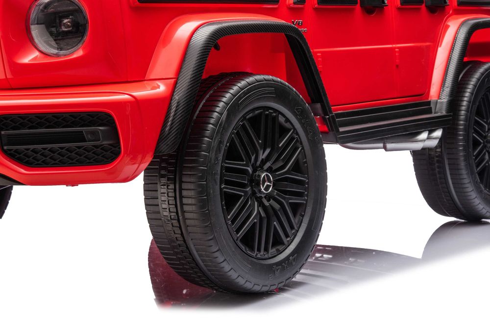 Masinuta electrica Mercedes G63 4x4 putere 800W 24V, 14Ah, Mp3 #RED