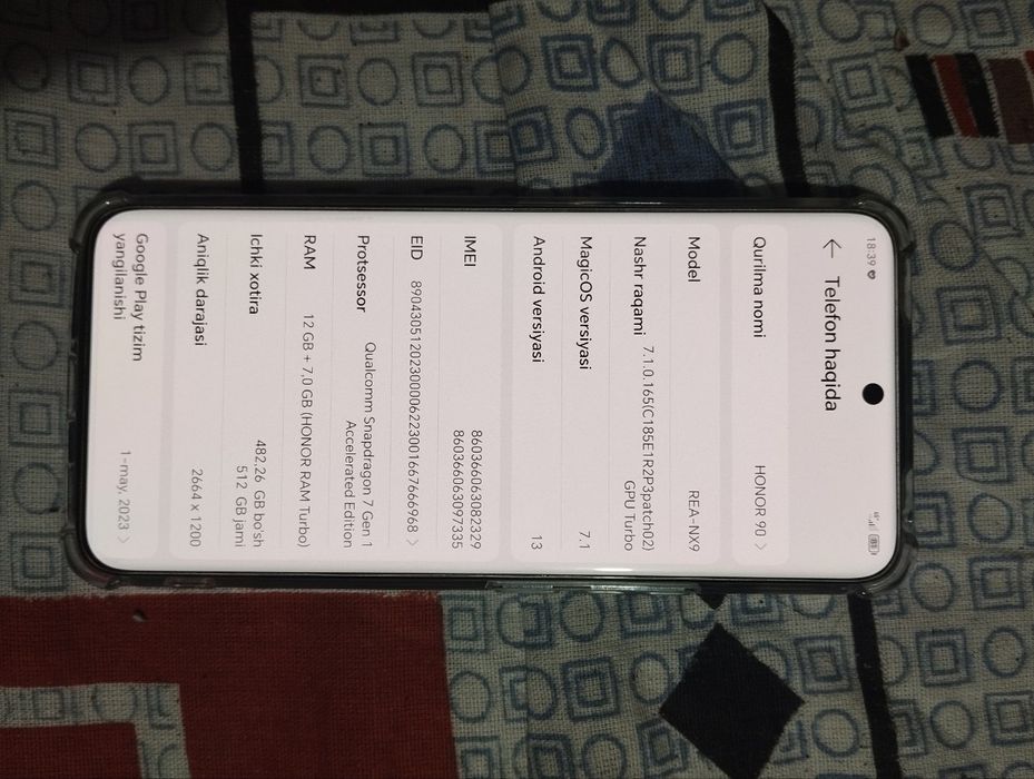 HONOR 90 512GB 12 talik