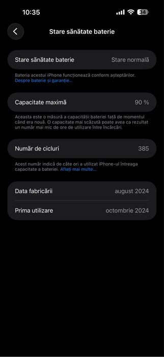 Vand Iphone 16 Pro Max 256 GB